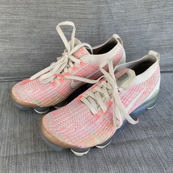 Nike Air VaporMax Flyknit 3 Sunset Pulse Women’s 8 - Picture 1 of 6